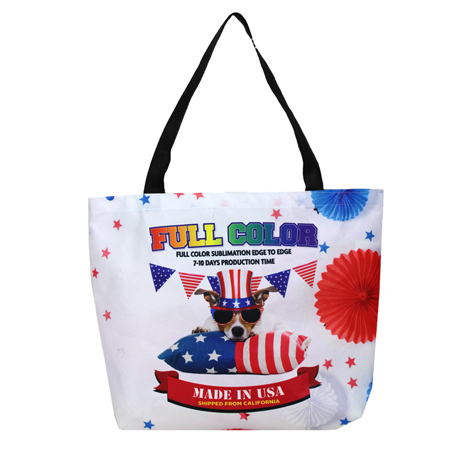 TERRA Made In USA PET Full Color Sublimation Tote – Large 6