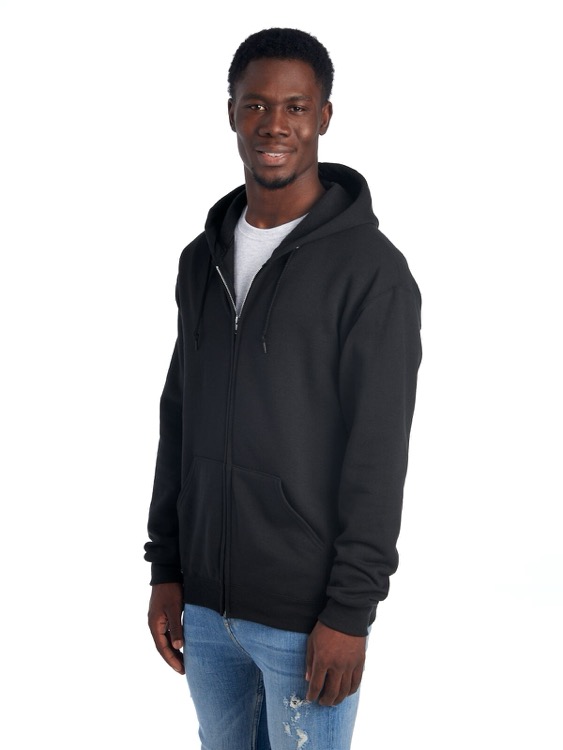 JERZEES NuBlend® Unisex Full-Zip Hooded Sweatshirt, custom hoodie or sweatshirt with logo imprint 9
