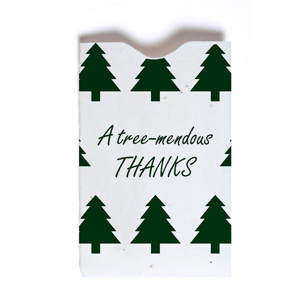 Seed Paper Gift Card Sleeve