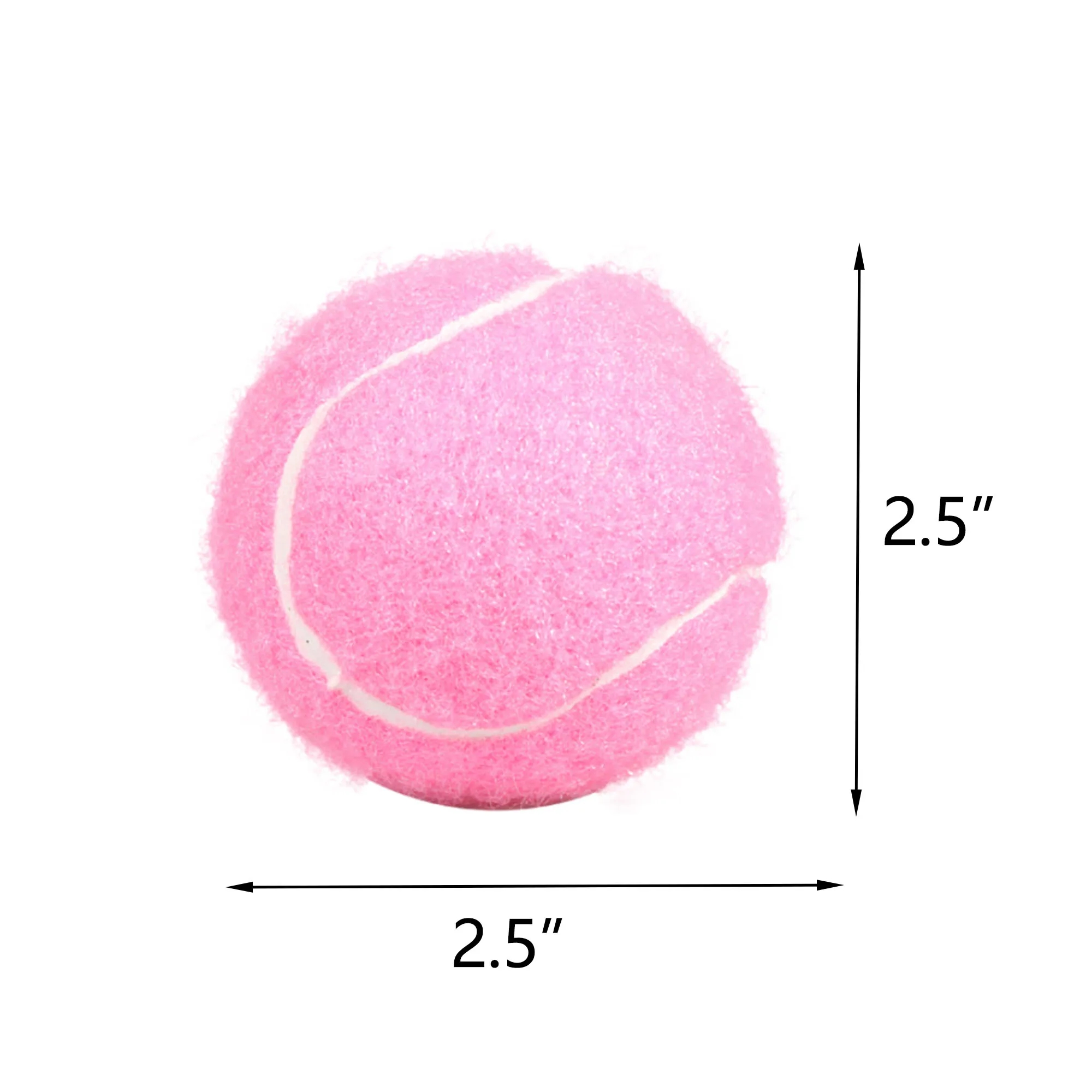 2.5 Inch Colored Interactive Puppy Tennis Balls MOQ 50 PCS 4