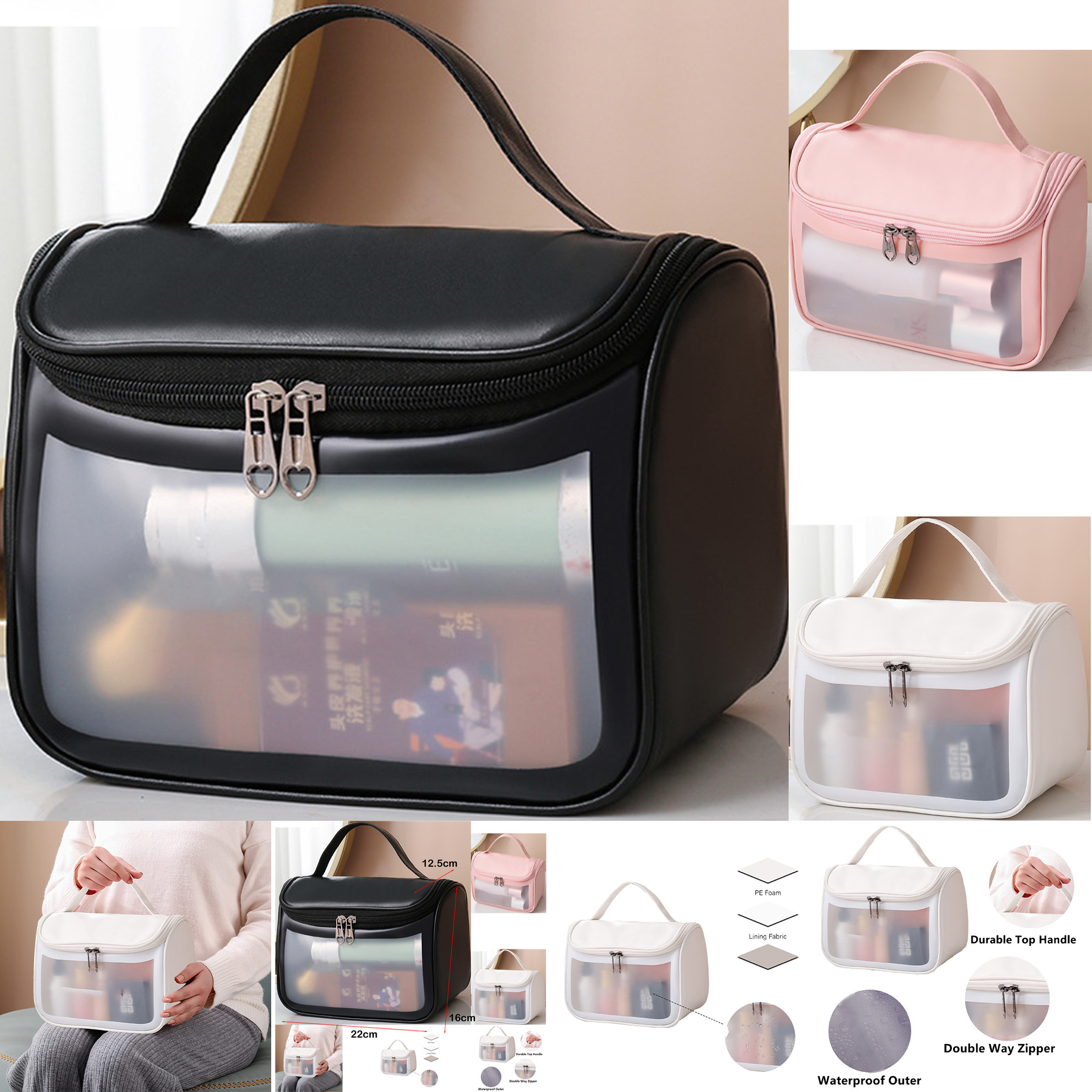 Travel Toiletry Bag for Women and Men