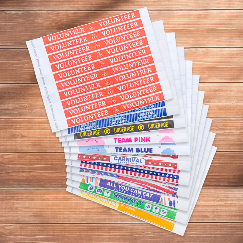 In Stock Tyvek Wristbands 11