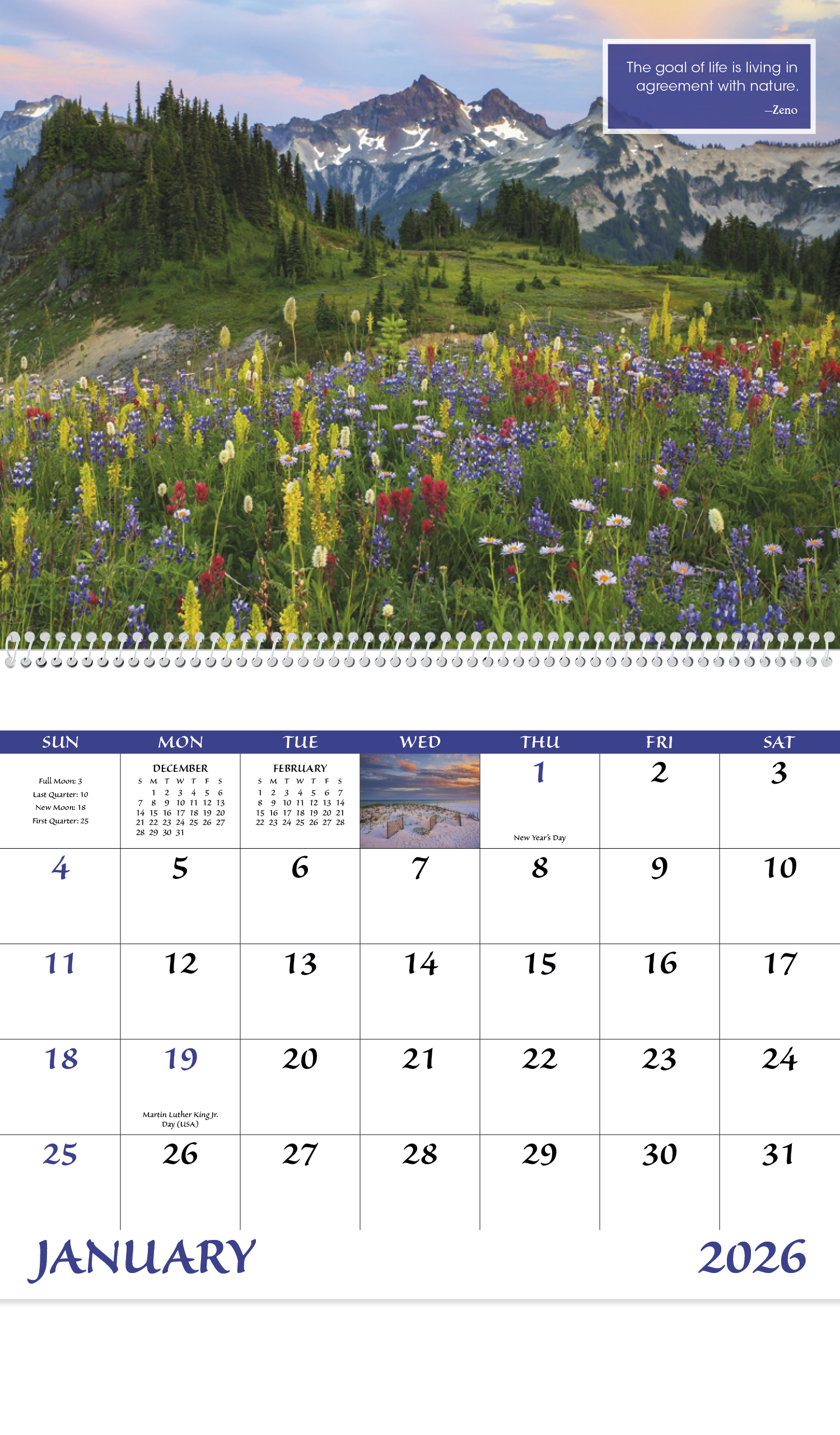 Good Value™ Inspirations for Life - Spiral Calendar 6