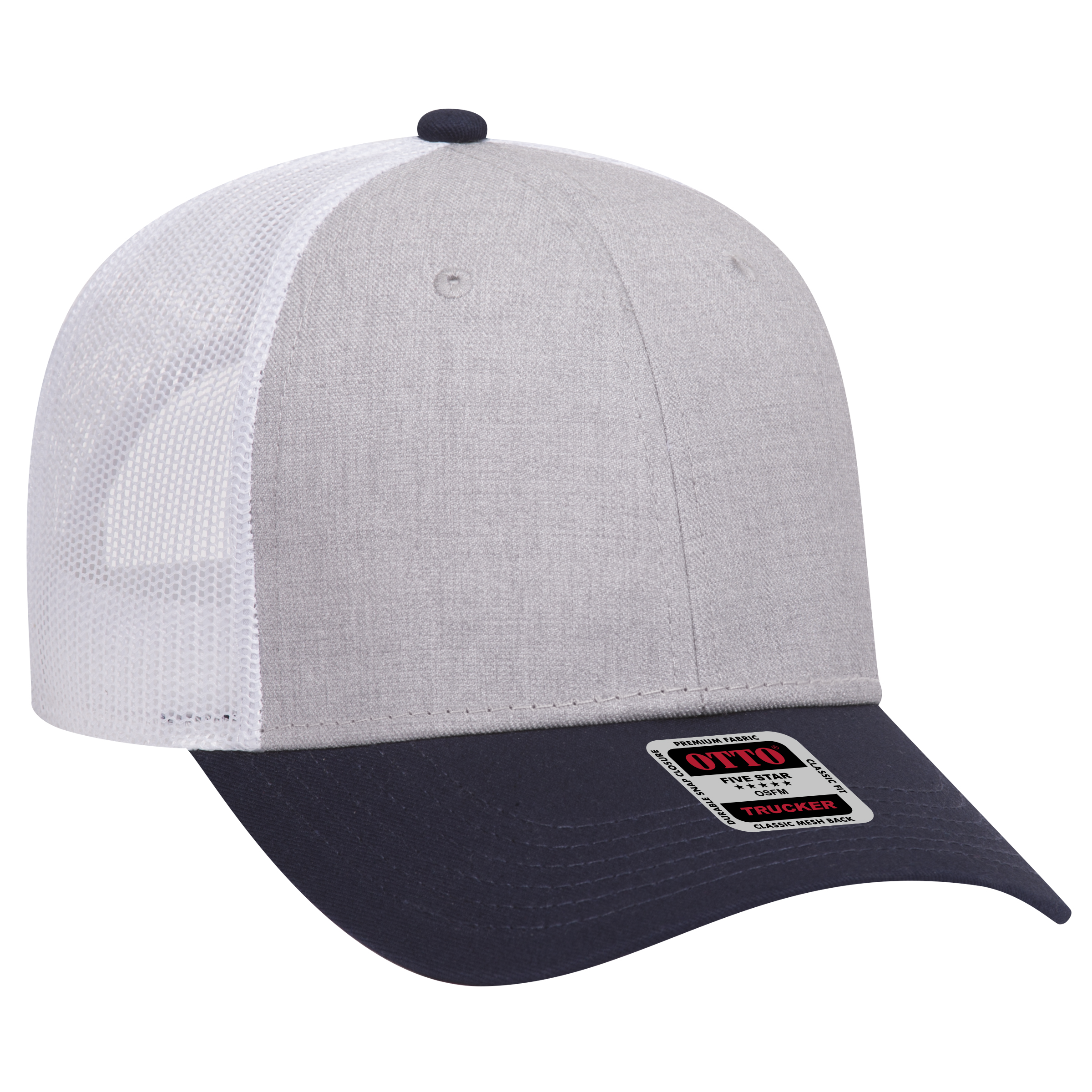 OTTO CAP® 6 Panel Low Profile Mesh Back Trucker Hat 258
