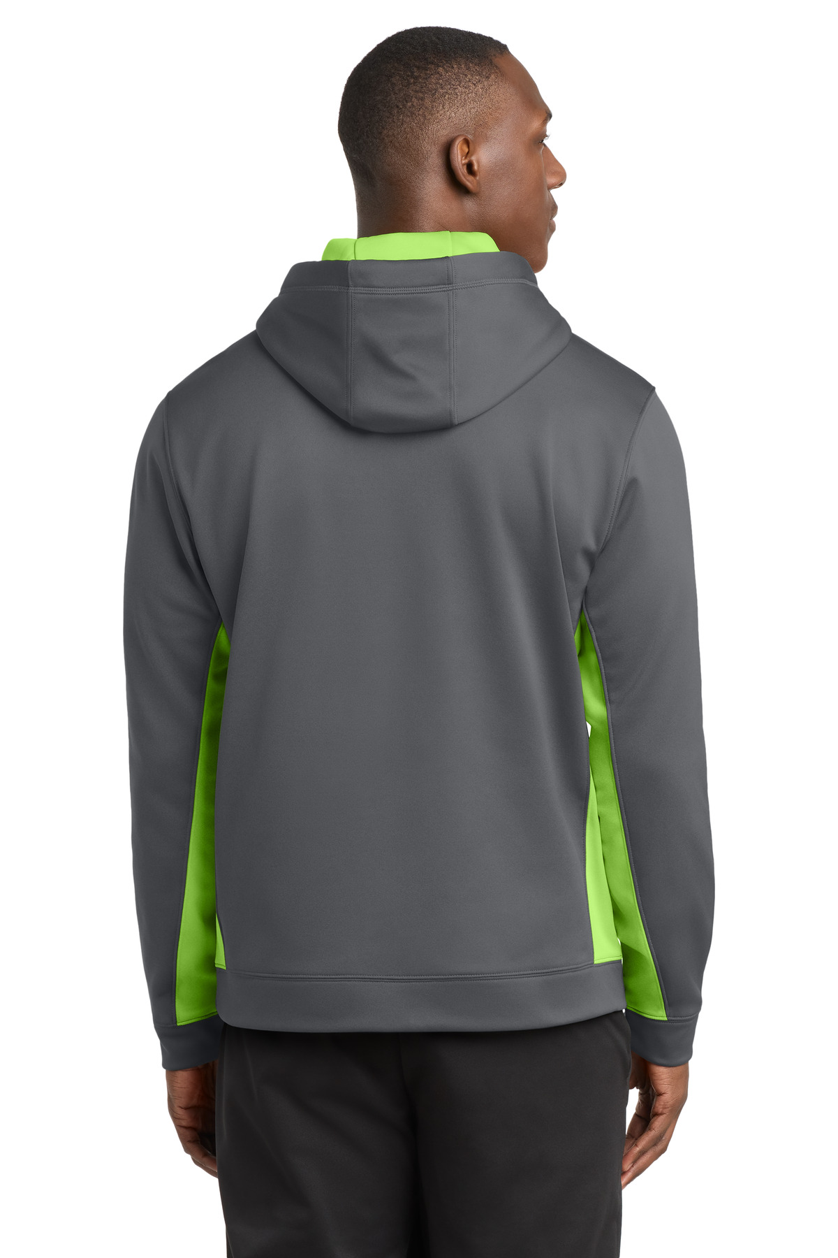 Sport-Tek Sport-Wick Fleece Colorblock Hooded Pullover. ST235 46