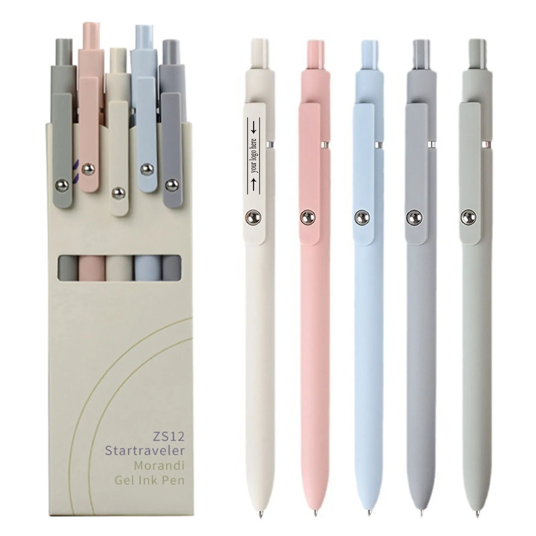 Click-Action Neutral Pen 5-In-1 Set 2