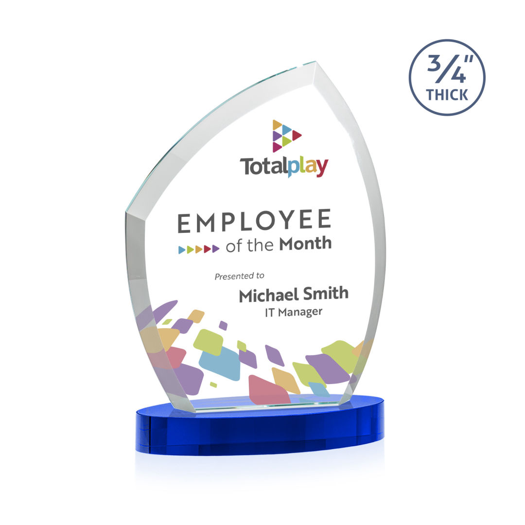 Daltry VividPrint™ Award on Alberton Base - Blue