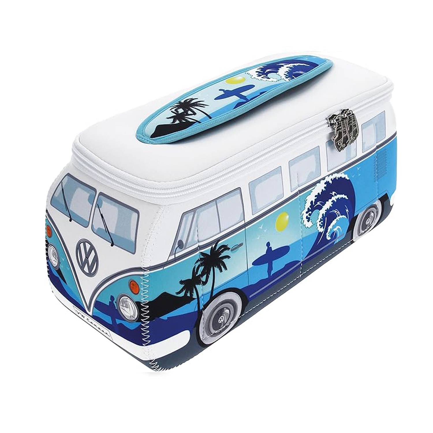 4.5L Neoprene Waterproof Pencil Case w/ Cartoon Car Design 6