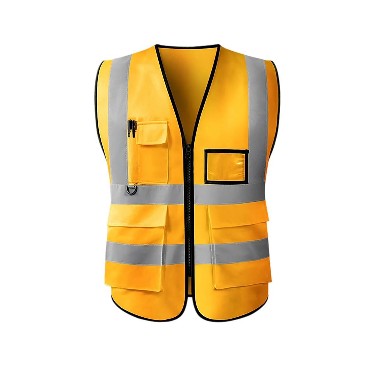 Reflective Safety Vest With Multiple Storage Pockets 10