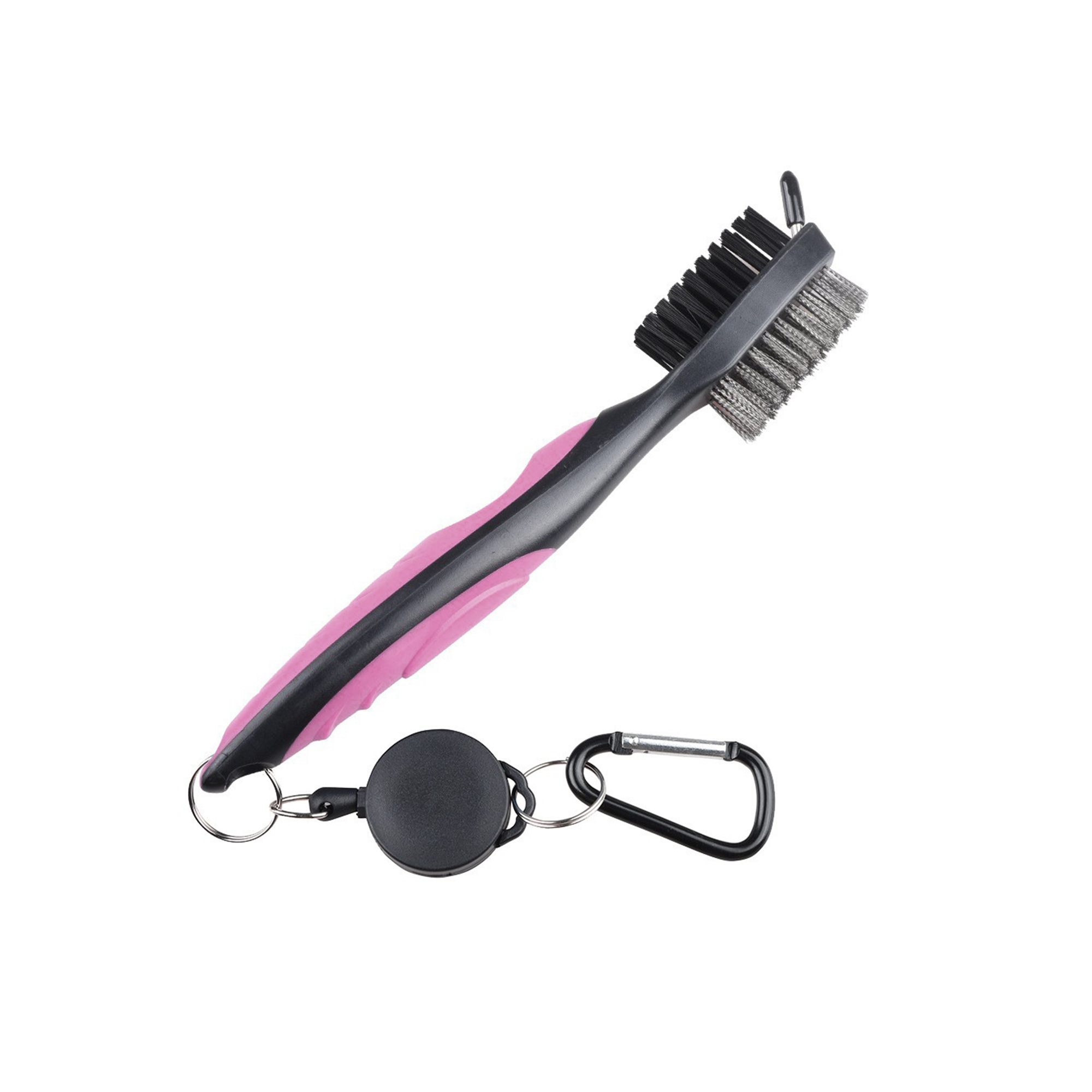 Golf Club Brush With Retractable Reel 12.5" Length 6