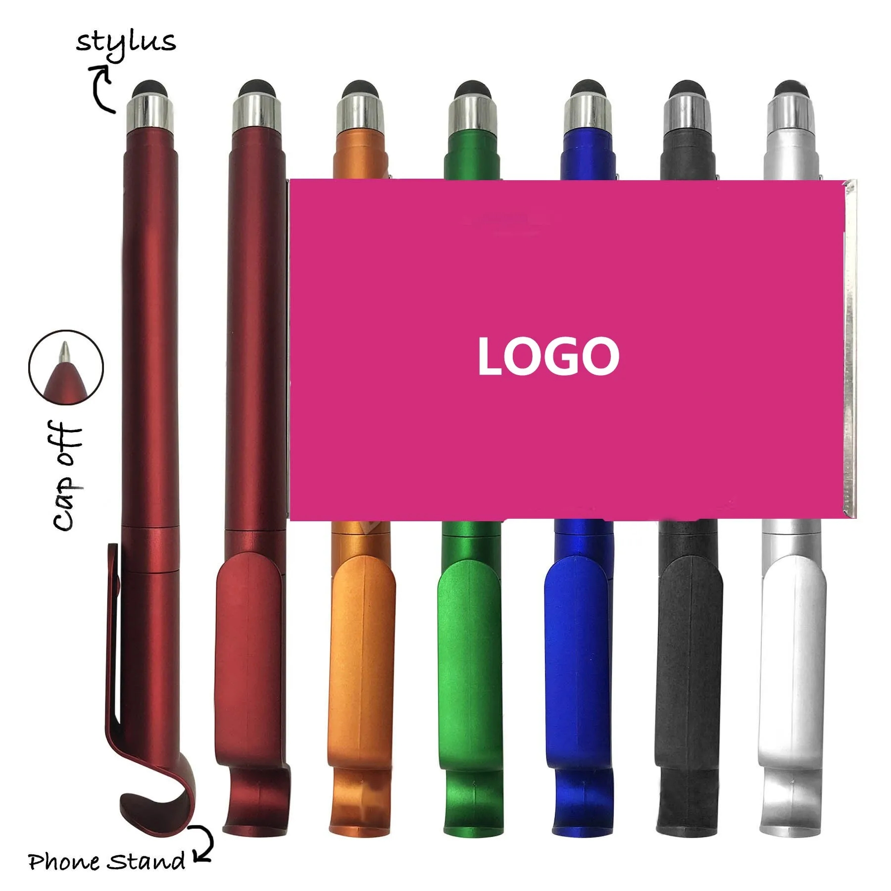 Banner Promotional Message Pen with Phone Stand 6
