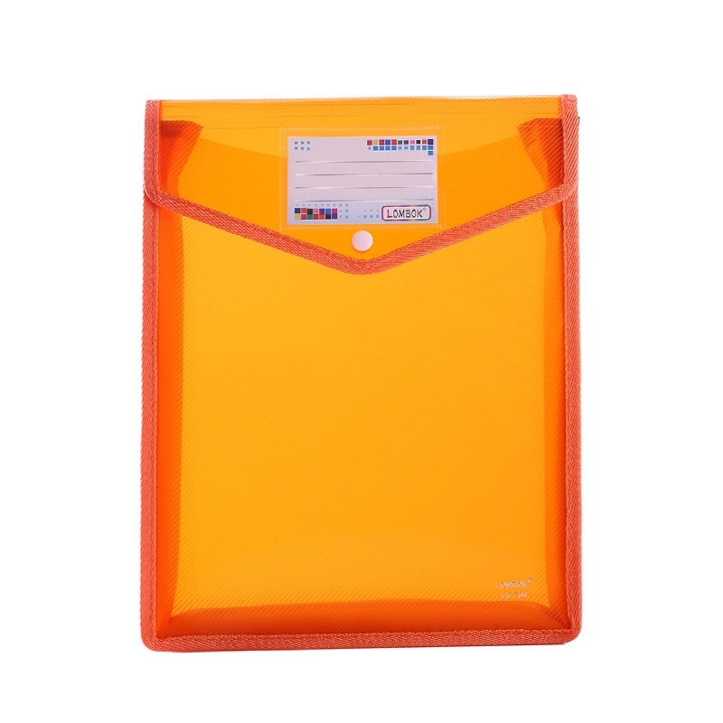A4 Size Vertical Document Storage Bag With Snap Button 12