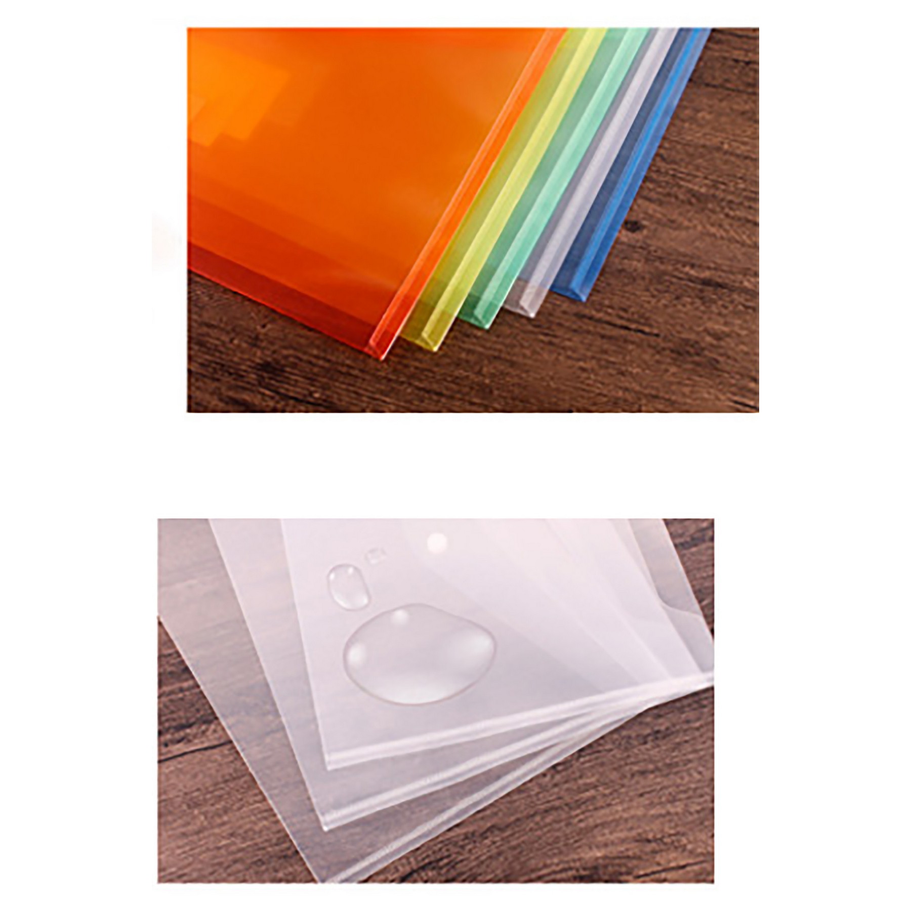 Transparent File Folders With Snap Buttons 4