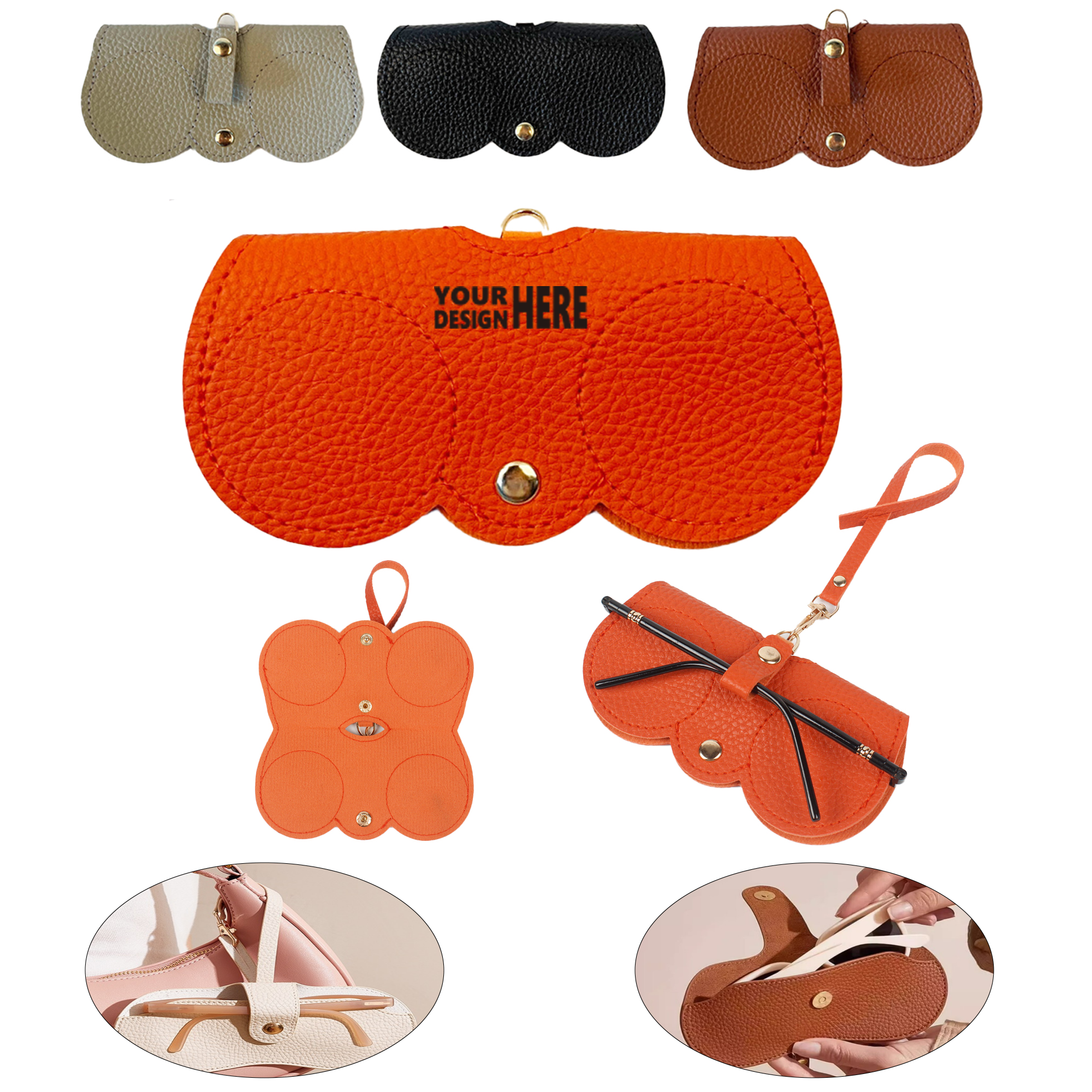 Anti-Scratch Sunglasses Pouch - Portable Design 2