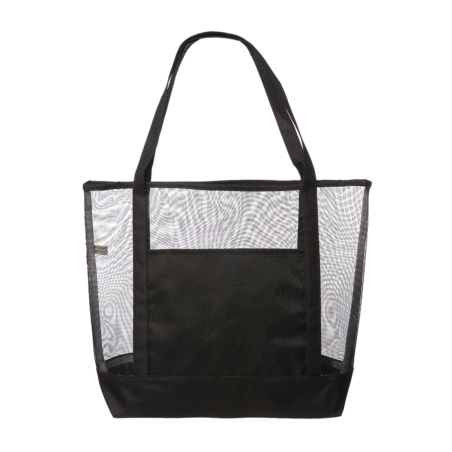 Mesh Beach Tote Bag, custom tote bag with logo imprint 5