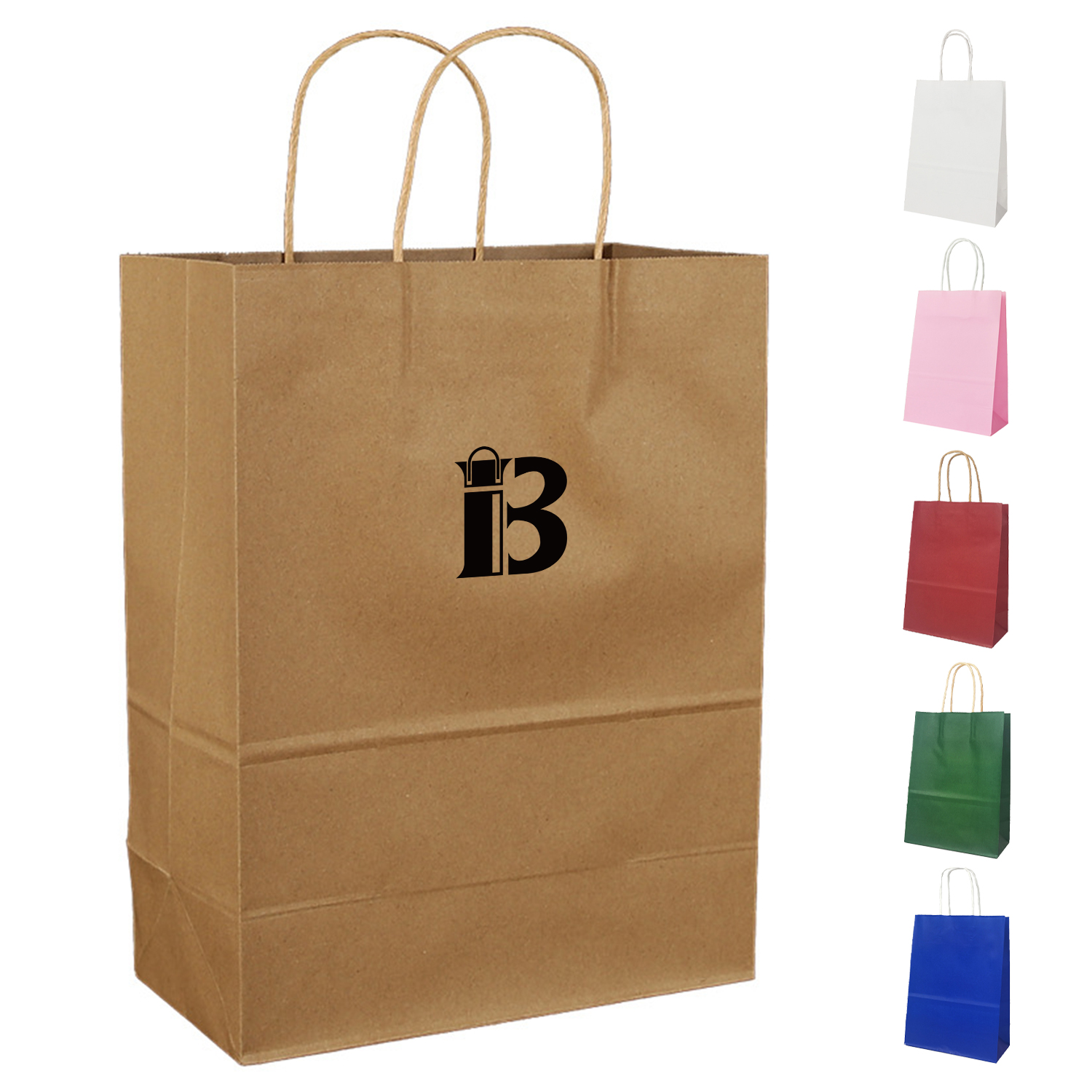 Customized Kraft Paper Gift Bag 2