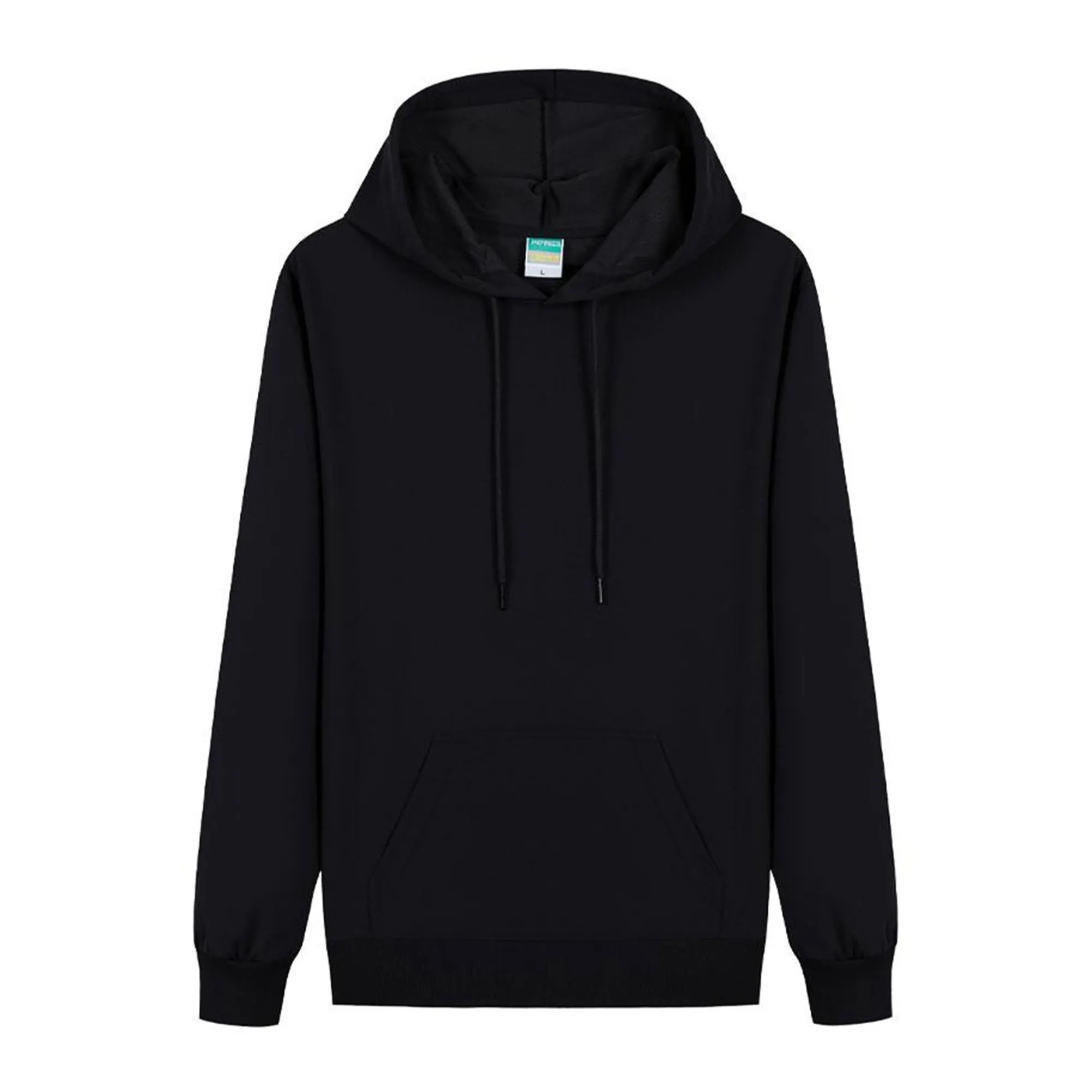 Long Sleeve Kangaroo Pocket Drop Shoulder Pullovers Top, custom hoodie or sweatshirt with logo imprint 8