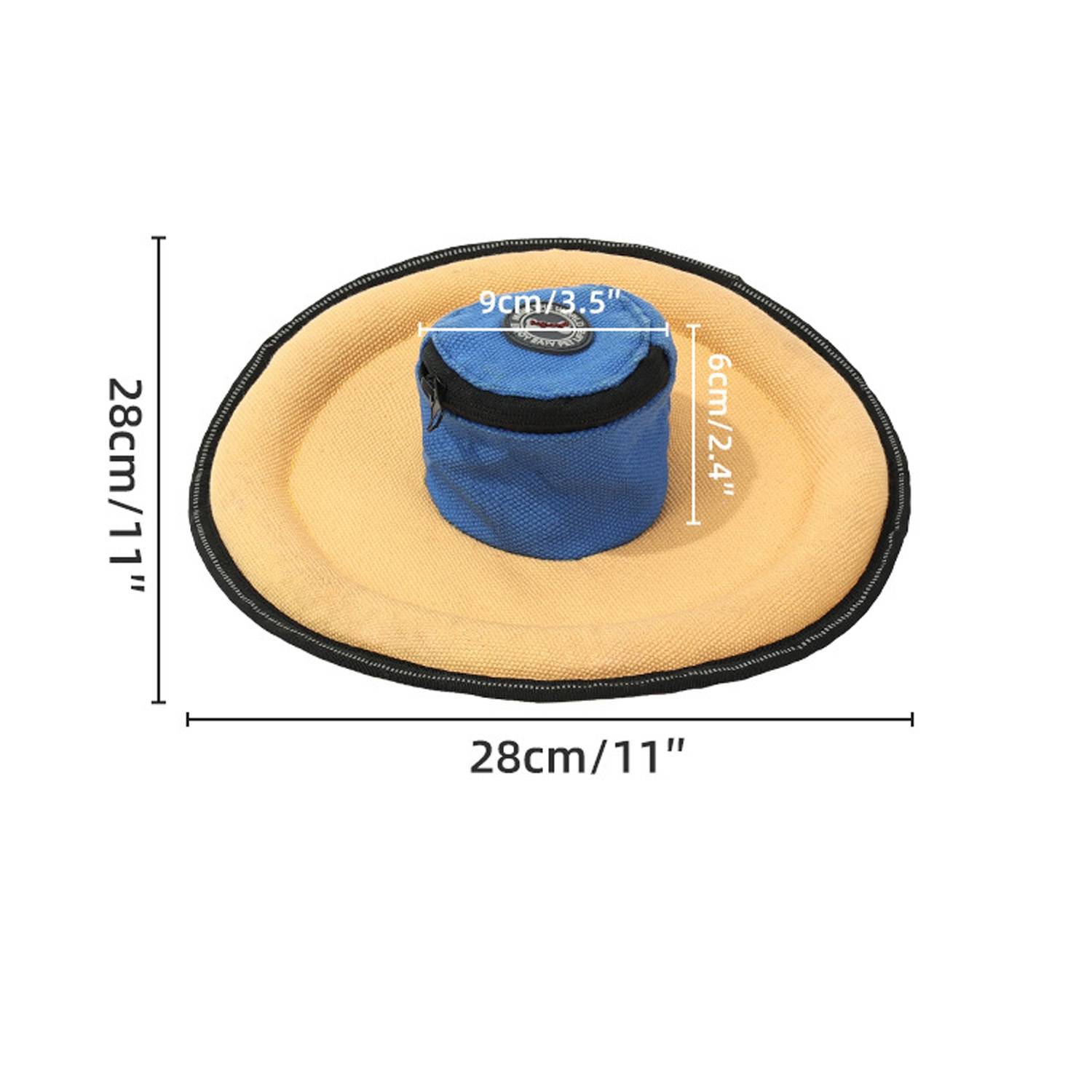 Dog Flying Disc Training Toy w/ Treat Bag 7
