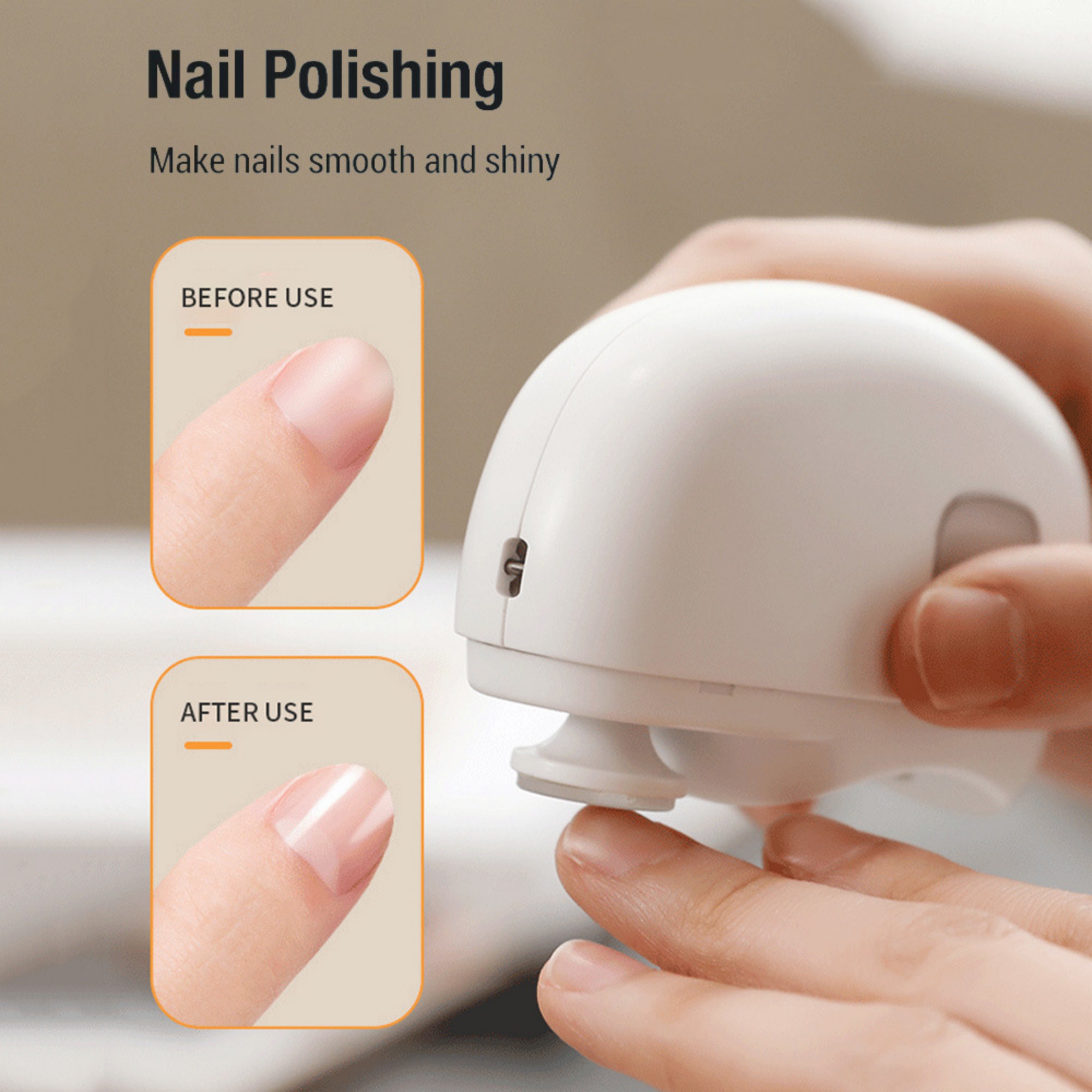 2-in-1 Electric Nail Trimmer And Polisher 10