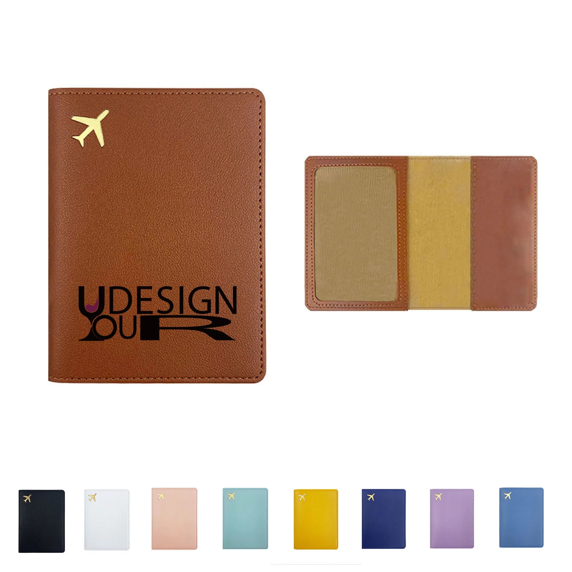 Durable PU Leather Passport Holder And Travel Wallet