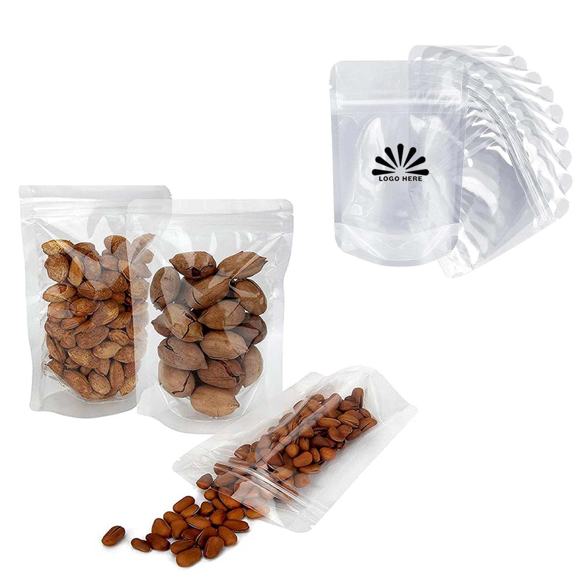 Custom Food-Grade Clear Sealing Bags 2