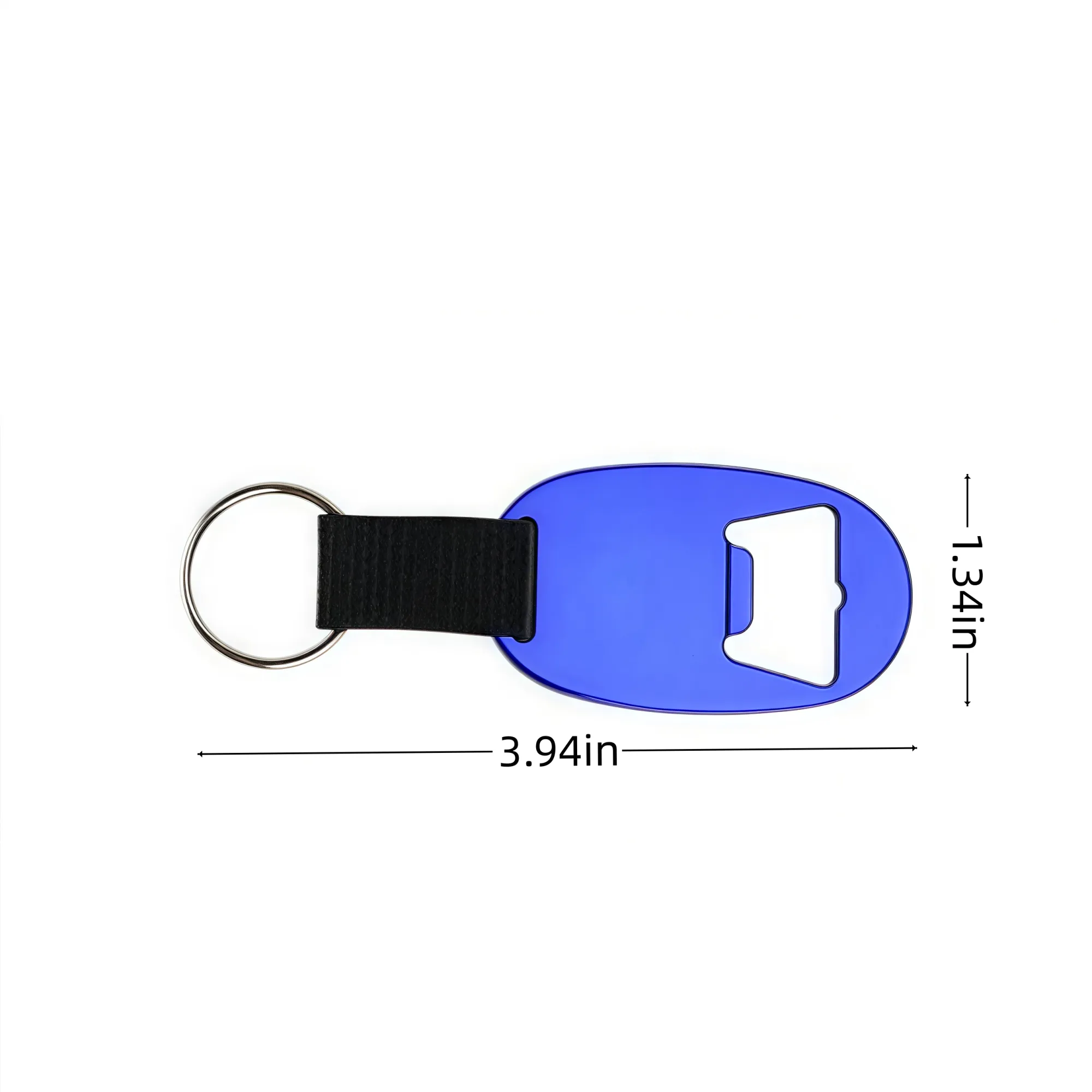 MOQ Webbing Beer Bottle Opener With Key Ring 4