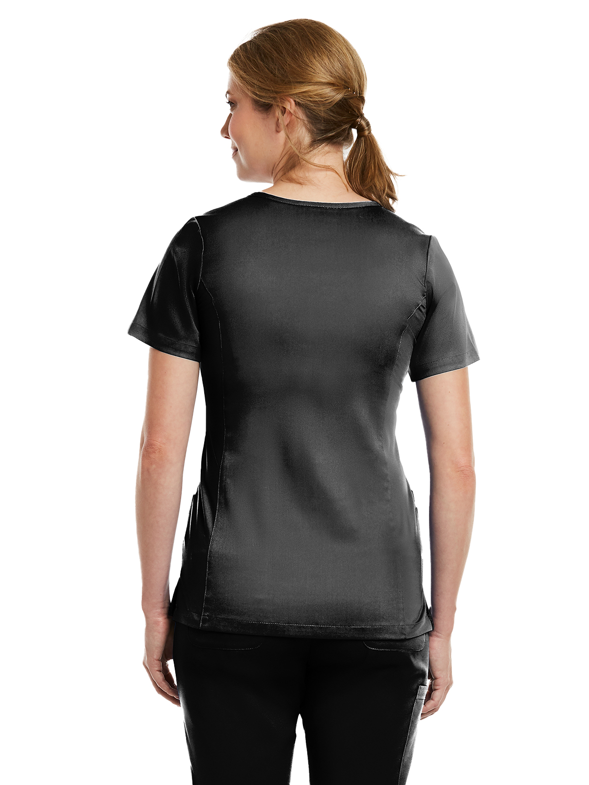 Maevn - Matrix - Women's Three-Pocket Curved Mock Wrap Top 44