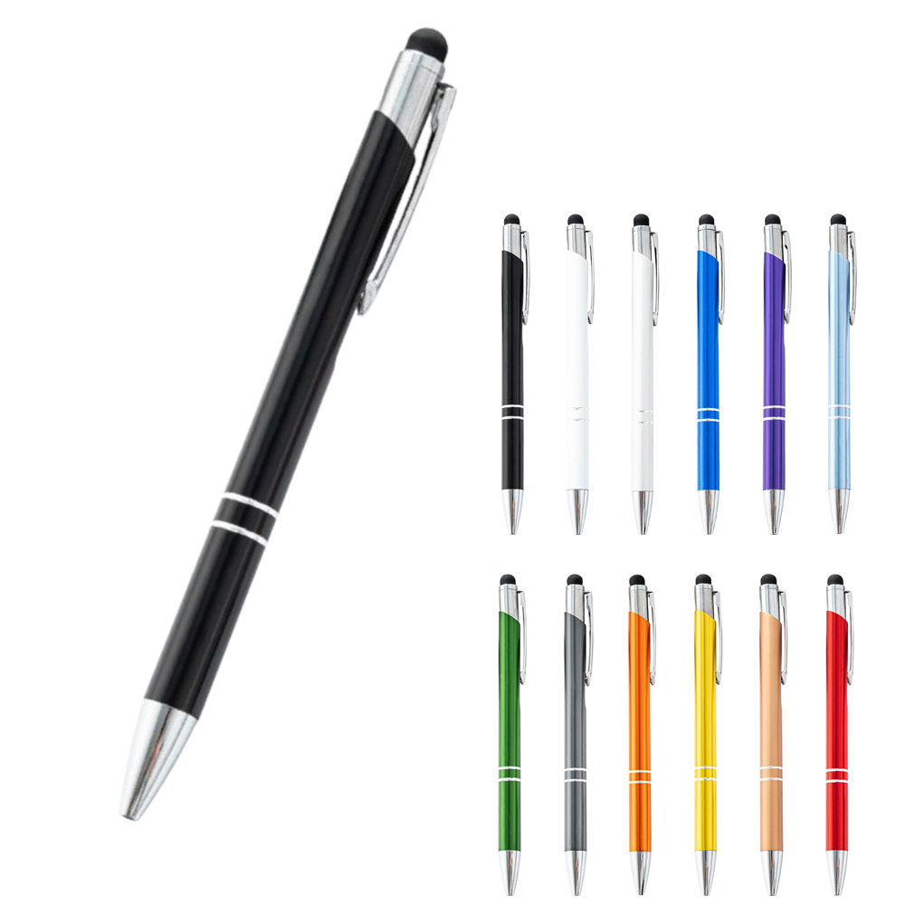 Metal Ballpoint Pen W/ Stylus 14