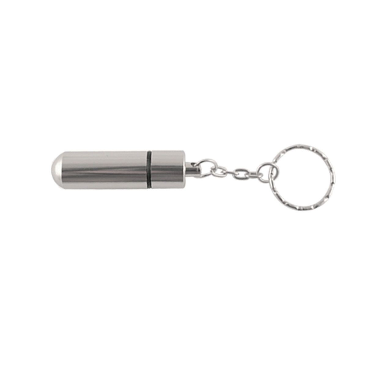 Aluminum Pill Tube, Pill Box W/Key Chain (keychain, key chains) 8