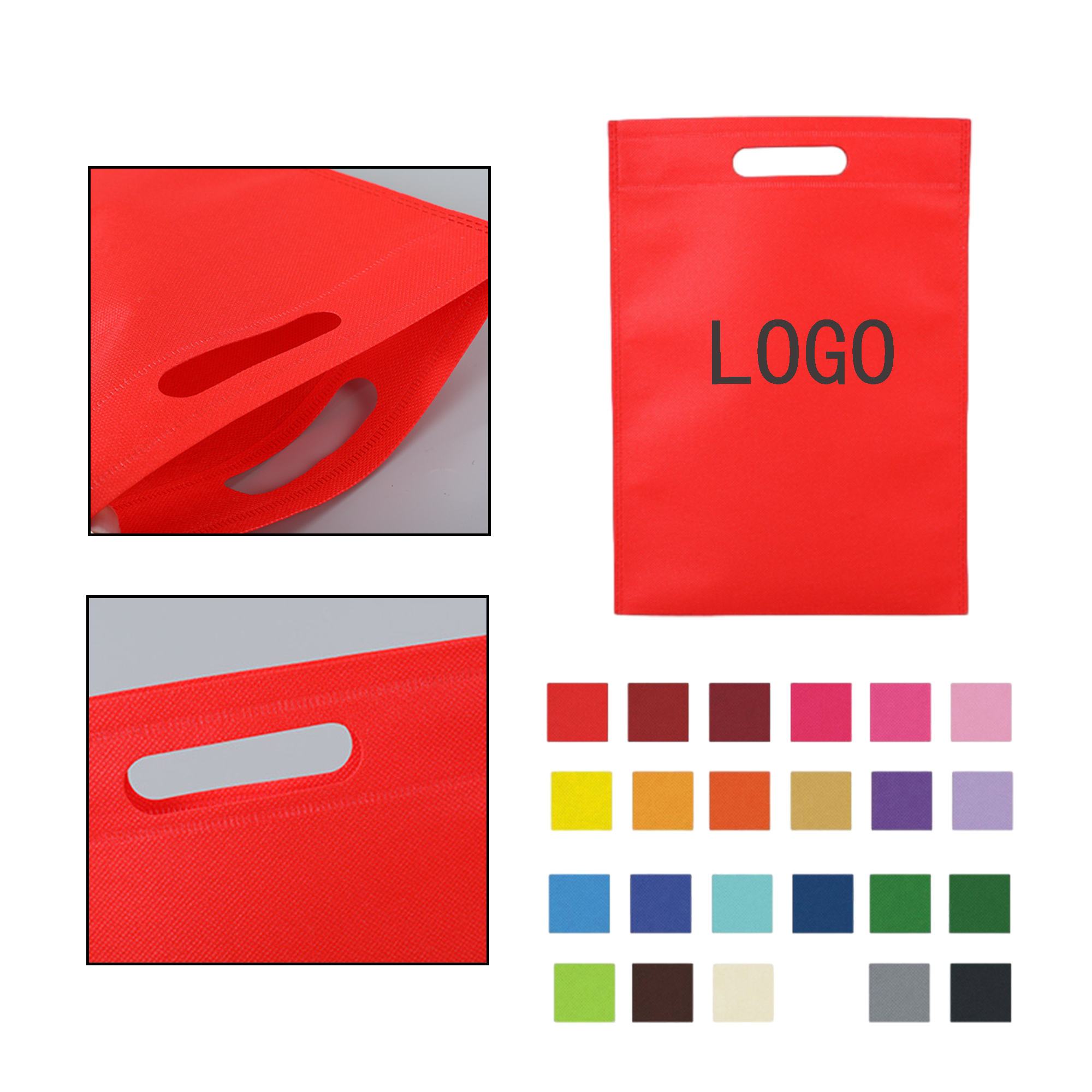 Non-Woven Flat Handbag 1