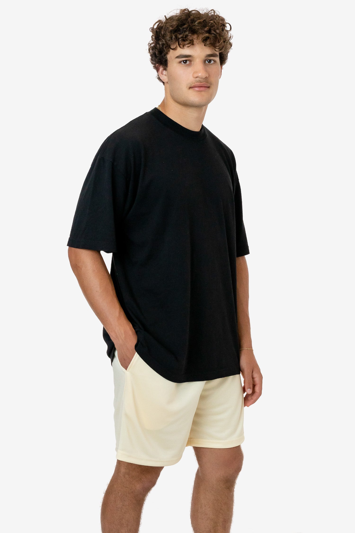 POLY PIQUE MESH MID-LENGTH SHORTS 15