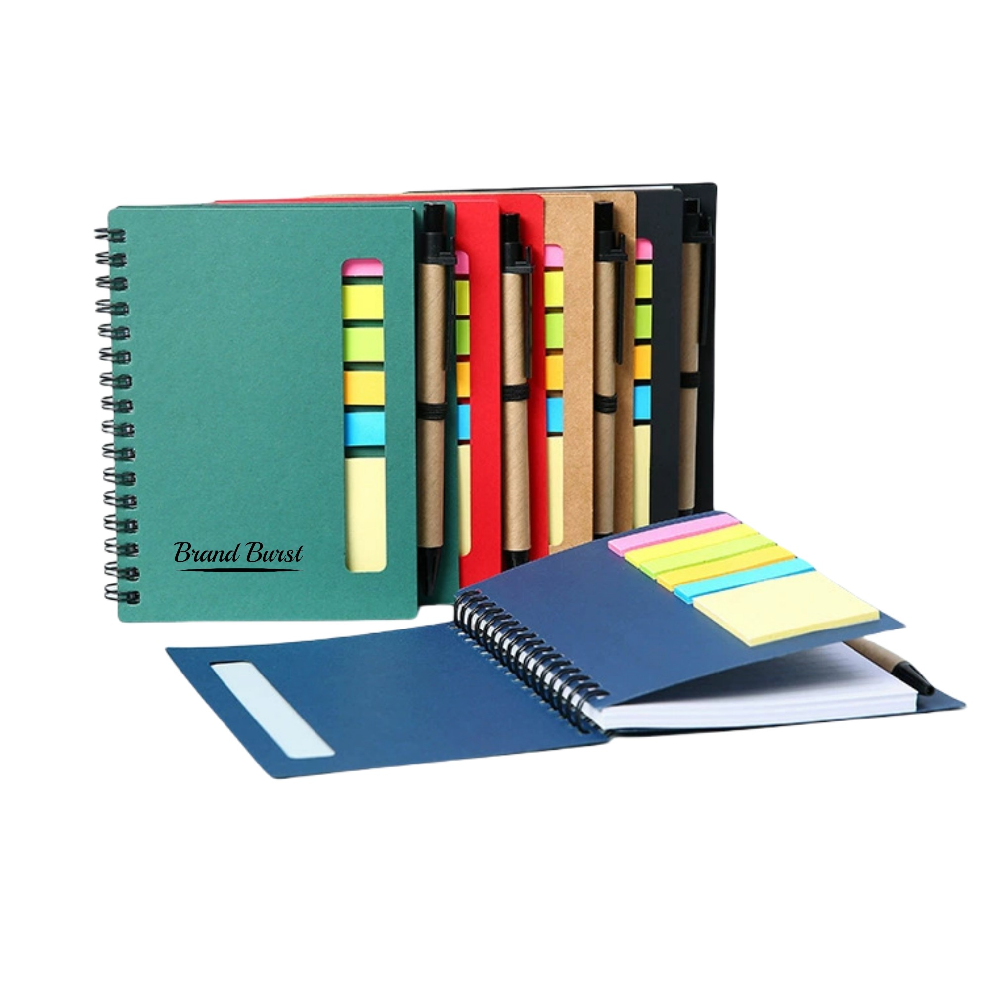 Spiral Notepads With Pen Holder