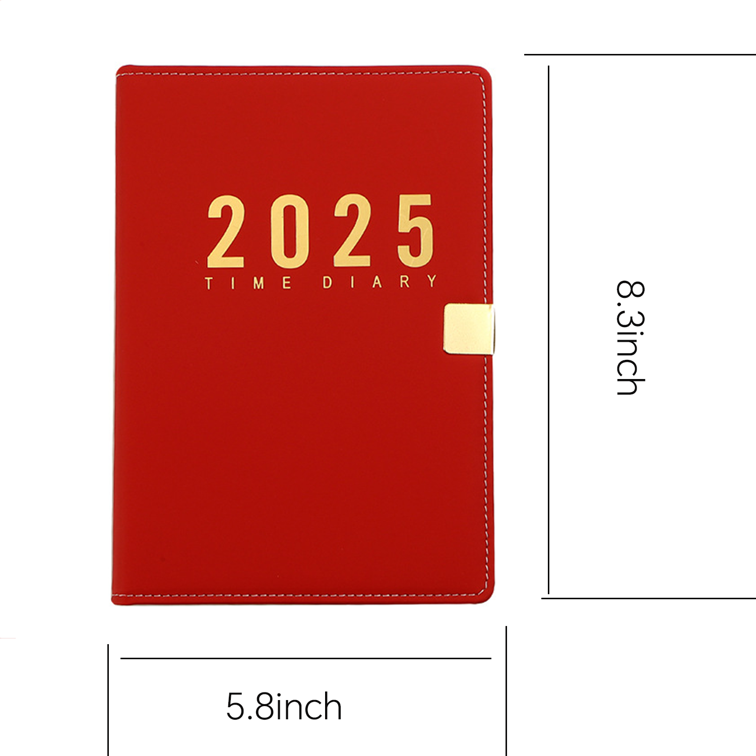 2025 A5 PU Leather Cover Planner Notebook 3