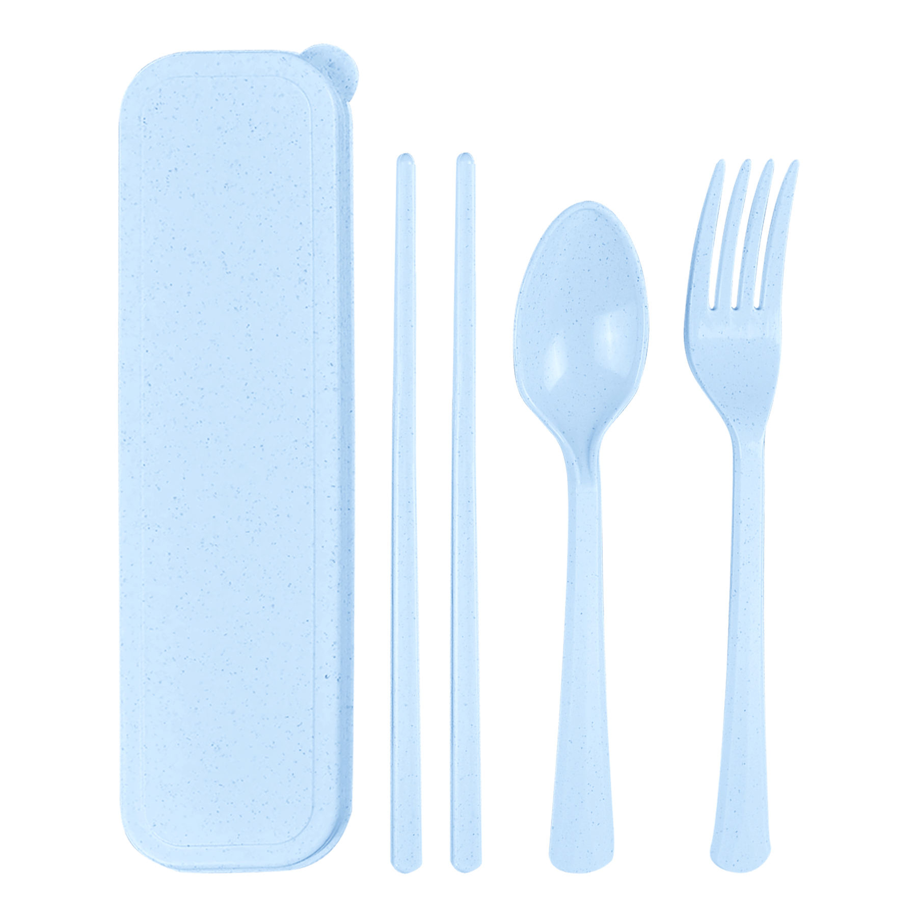 Portable Wheat Straw Tableware 3-Piece Set 5