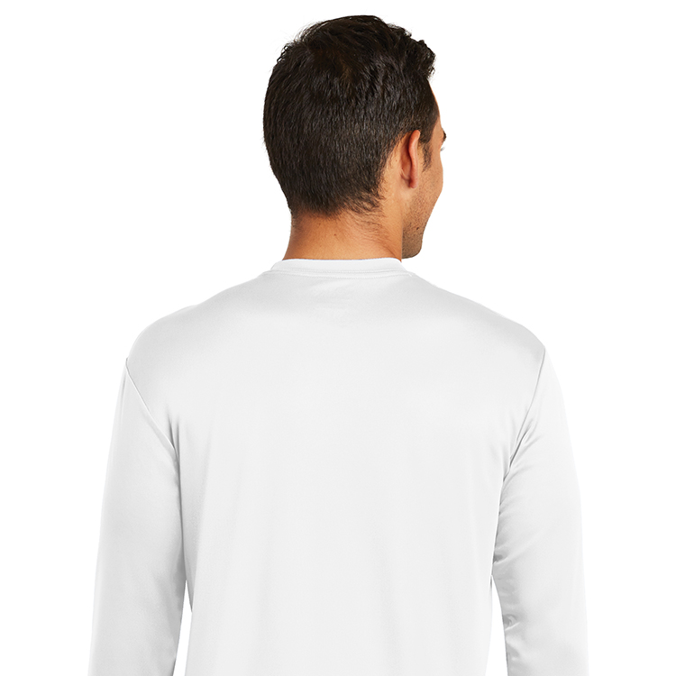 Spot Sub on Men's Long Sleeve Athletic Tee 9
