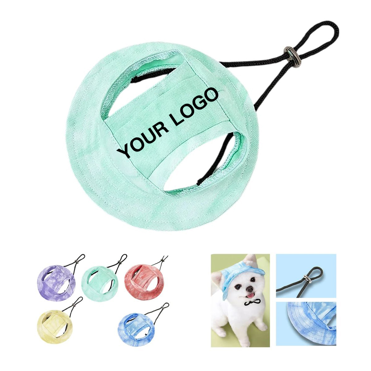 Adjustable Strap Pet Cap for Outdoor Use 5