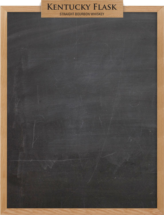 Oak Frame Wall Chalkboard with Header 23"w x 30"h