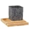 Recycled Felt & Bamboo Pen Holder 36