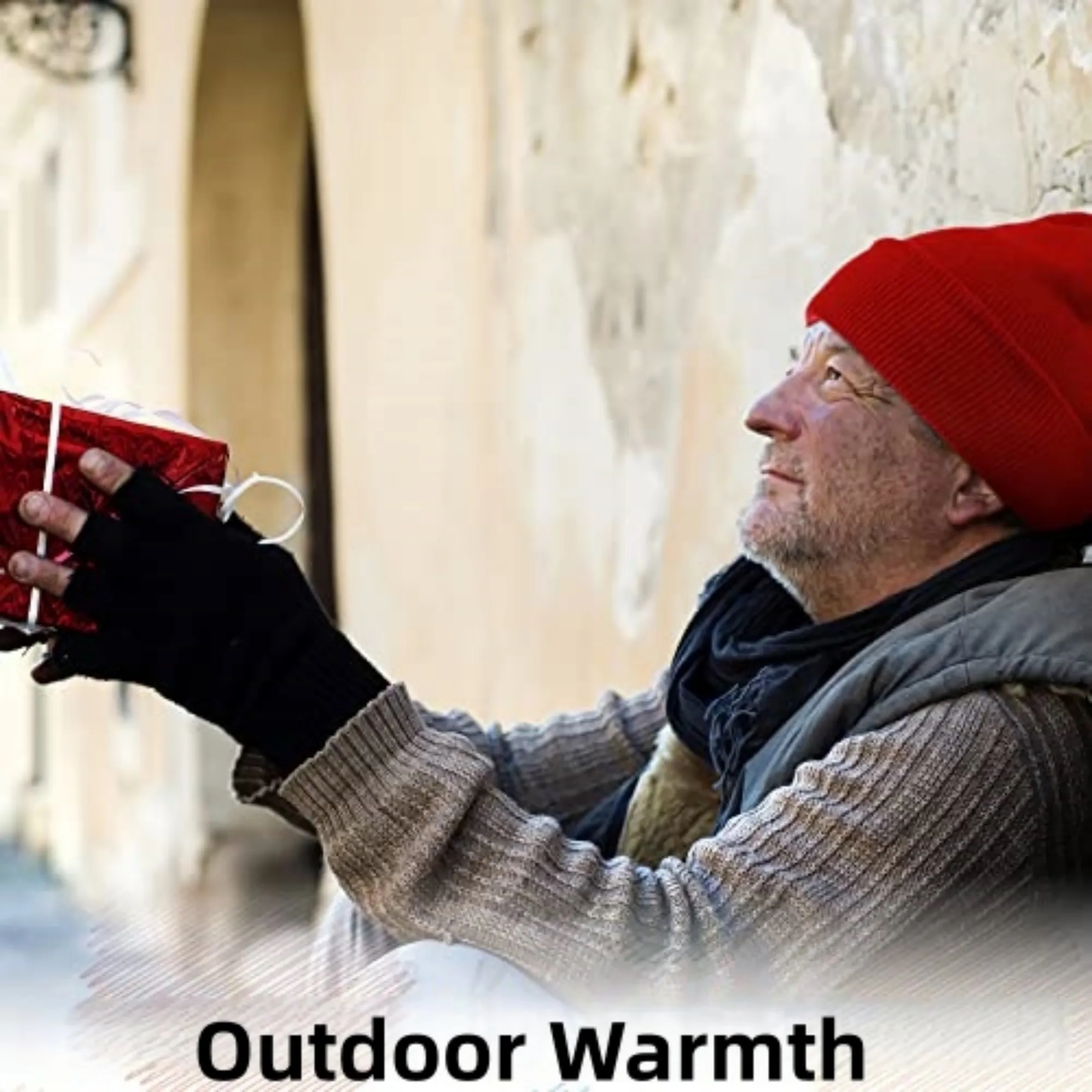 Warm Acrylic Knit Beanie Winter Hat for Outdoor Use 2