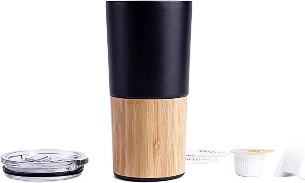 20 Oz Vacuum Insulated Bamboo Tumbler 5