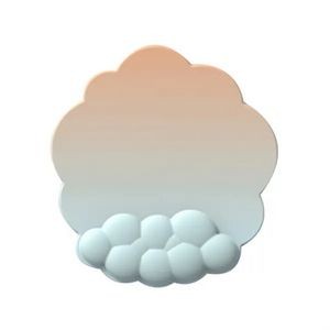 Gradient Cloud Memory Foam Wrist Support Mouse Pad 16