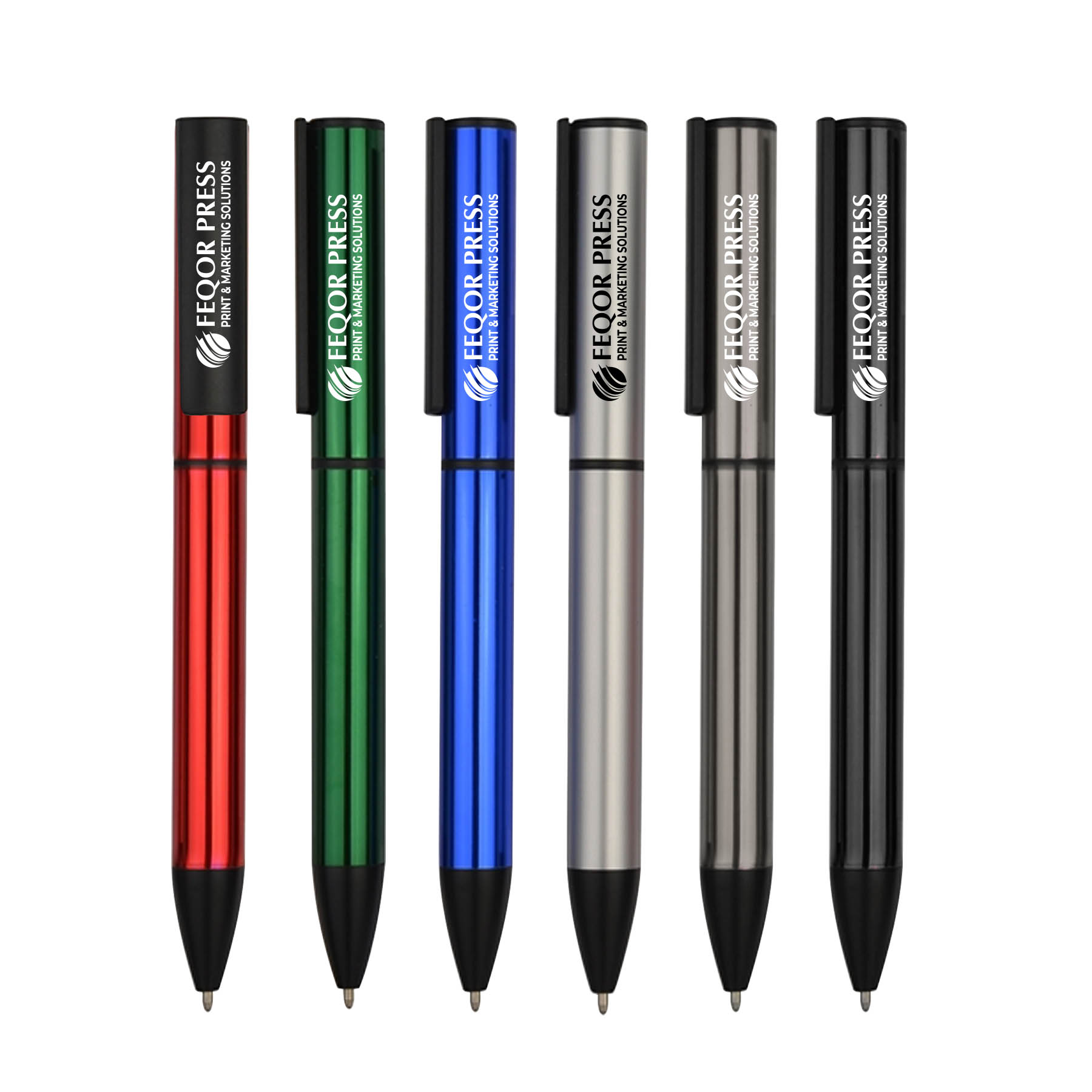 Twist Action Black Accents Ballpoint Metal Pen 4