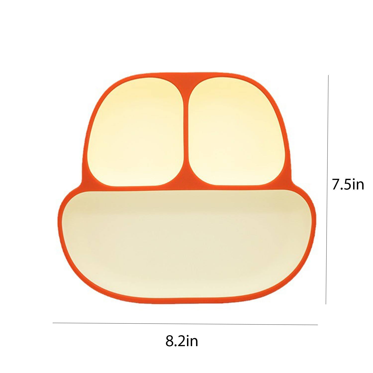 Baby Complementary Food Silicone Plate Eating Training 1