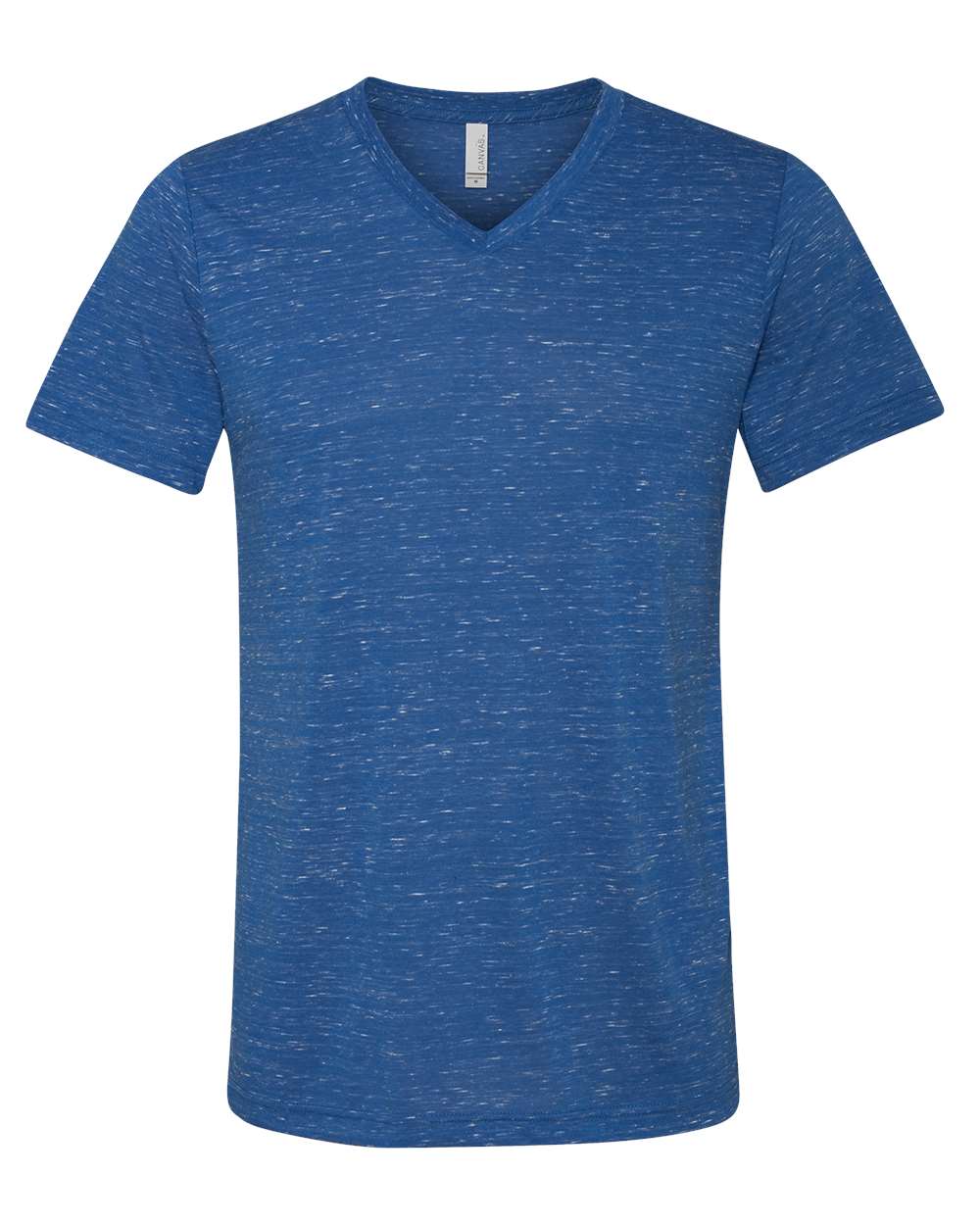 Unisex Textured Jersey V-Neck Tee - 3655 49