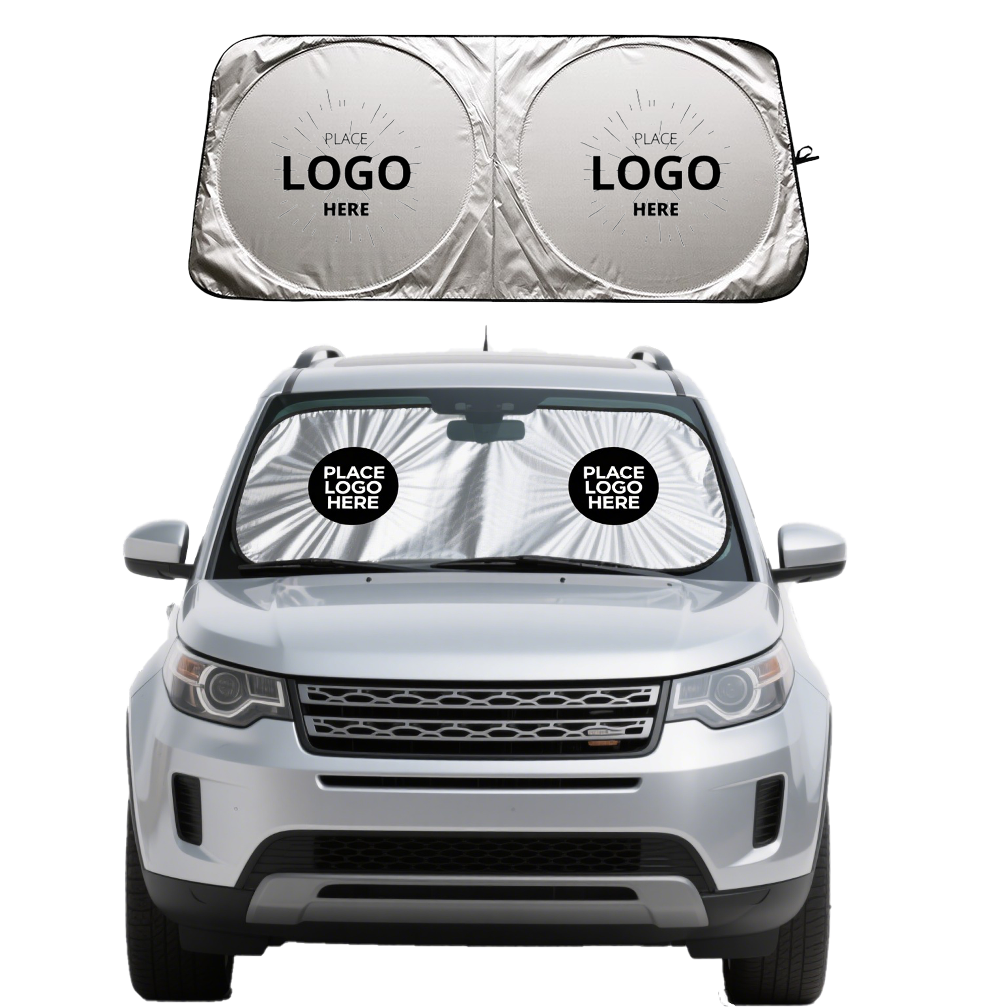 Double - Circle Car Sunshade 2