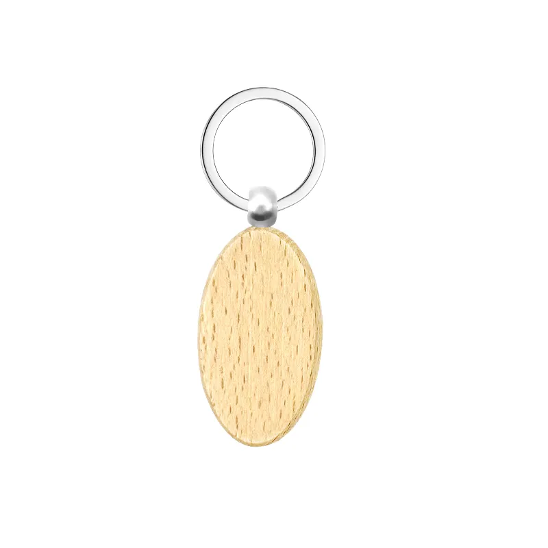 Durable Beech Wood Keychain for Everyday Use 8