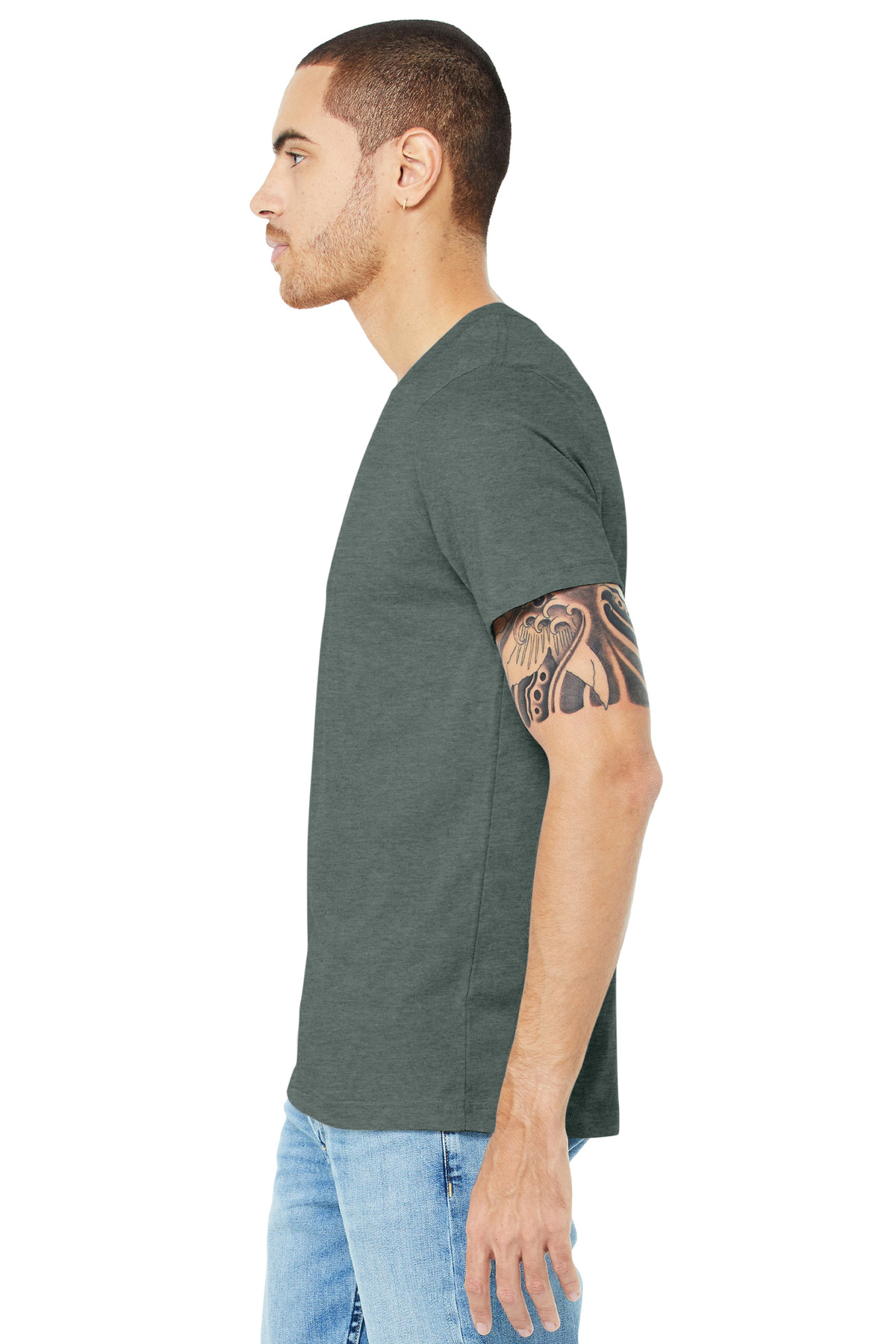 BELLA+CANVAS Unisex Heather CVC Short Sleeve Tee. BC3001CVC 576