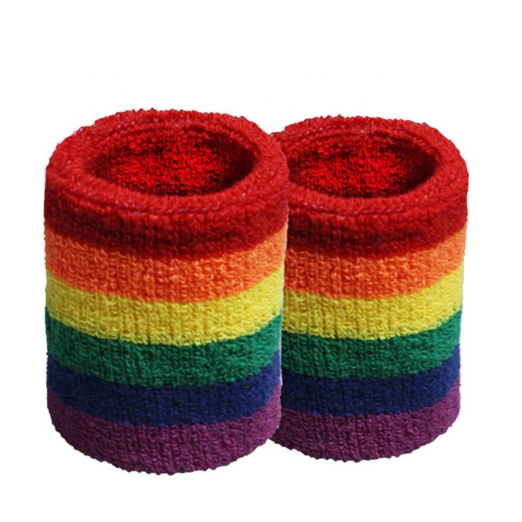 Stripes Rainbow Wrist Band 8