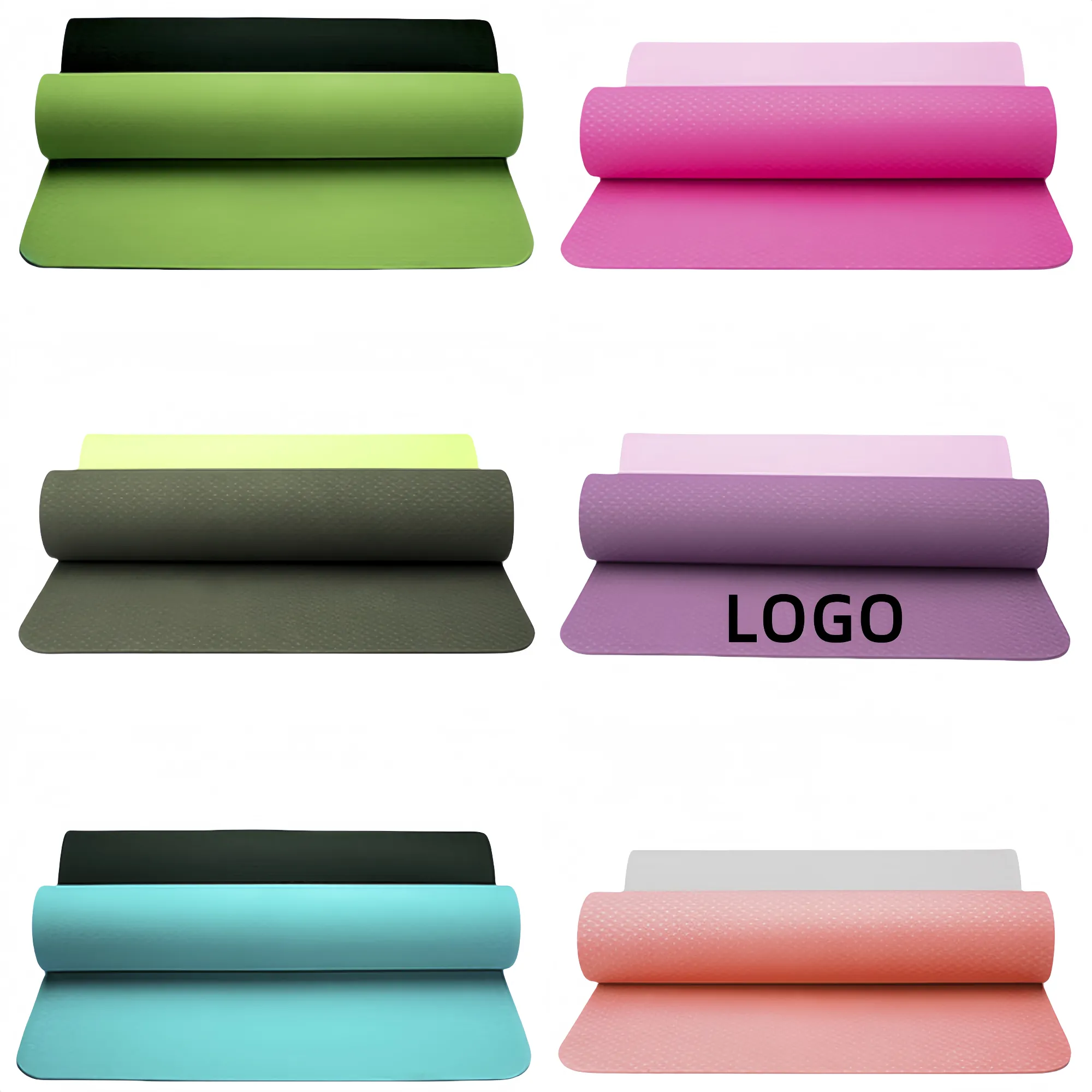 Double Sided Anti Slip Fitness Yoga Mat 5