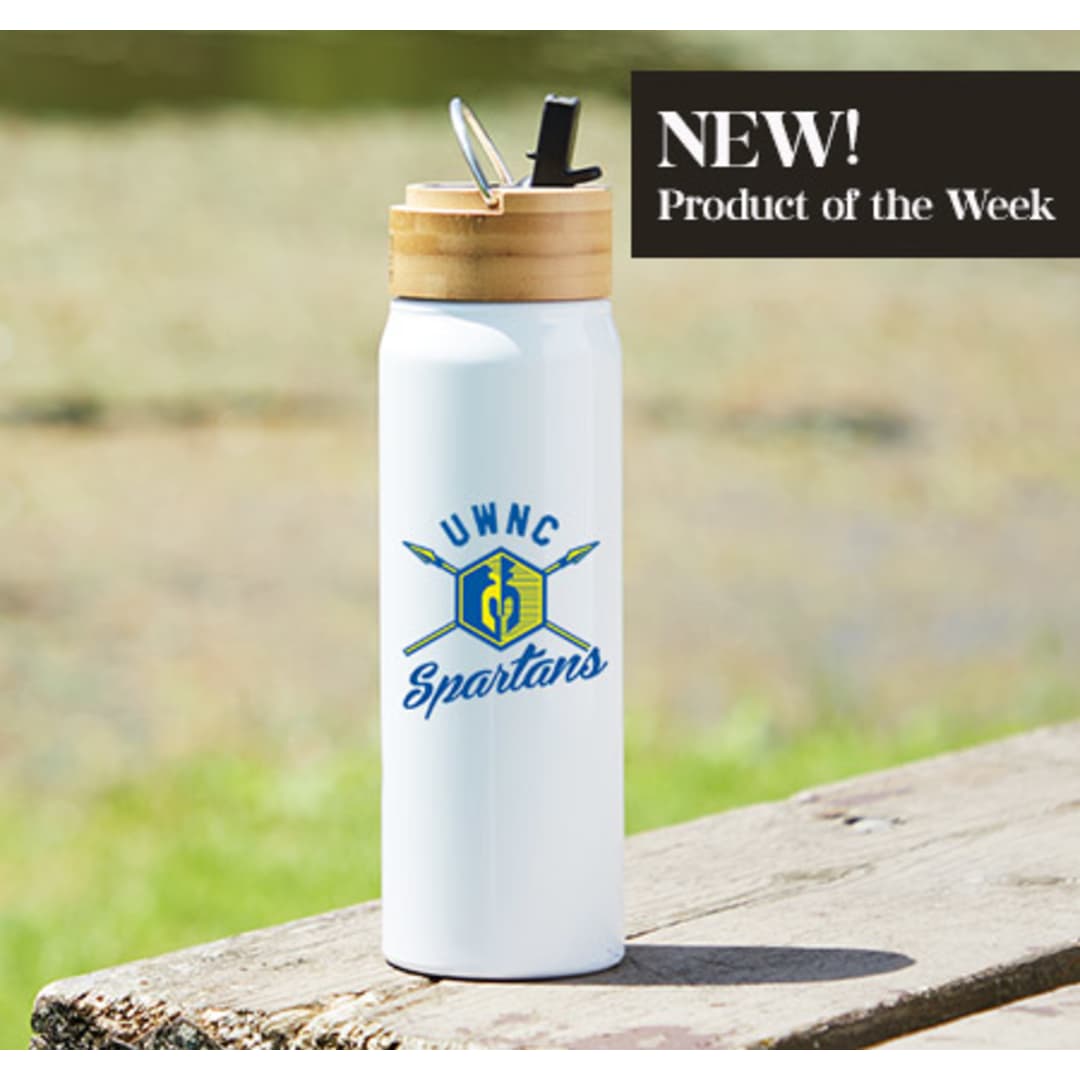 Billy 26oz Aluminum Bottle w/ FSC® Bamboo Lid 258